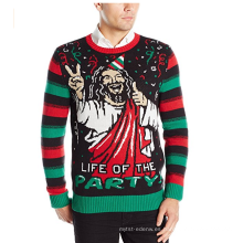 PK1871HX Ugly Christmas Sweater La vida de los hombres de la fiesta